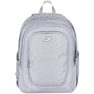 Seven Zaino Scuola Tech GlitzyCute, Bianco, Porta Notebook, 29 Litri, Schienale Ergonomico, Spallacci Imbottiti, Bambina e Ragazza