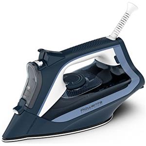 Rowenta DW4308 Express Steam, Ferro da Stiro, 2500W di Potenza, Colpo di Vapore di 150 g/min, Punta di Precisione, Sistema Anti-Calcare, Blu