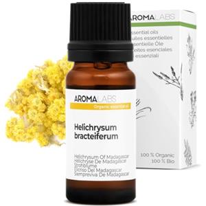 Aroma Labs Elicriso del Madagascar BIO (Helichrysum bracteiferum) - 10 mL - Olio Essenziale Chemiotipizzato e Certificato AB/Cosmos - Aroma Labs - Made in France