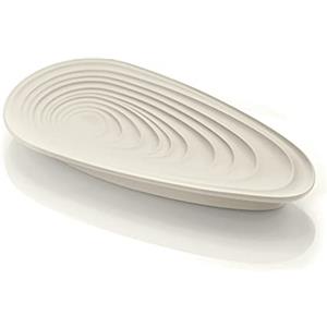 Guzzini - Eco-Kitchen, KEEP CLEAN, Poggiamestolo, Poggia Posate, Materiale Riciclato - Bianco Latte, 25x12,5xh 3 cm - 179900156