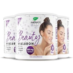Nature's Finest Beauty Hyaluron, Integratore in Polvere 450 g (3x150 g)