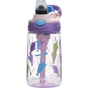 Contigo Children's Drinking Bottle Easy Clean Autospout with Straw, BPA-Free Robust Water Bottle, 100% Leak-Proof, Easy to Clean, Ideal for Daycare, Kindergarten, School And Sports, 420 ml