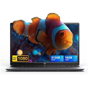 ACEMAGIC 16" PC Portatile,16GB DDR4, SSD 512GB