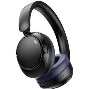TIMU Cuffie Wireless Bluetooth 5.4 con Noise Cancelling, 6 EQ Modalità di Suono, Assistente Vocale, 120 Ore Di Riproduzione, Hi-Res audio, Bassi Potenti, Audio Lossless AUX, compatibili iOS e Android(Nero)