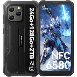 Blackview BV5300Plus Rugged Smartphone 2025, 24GB+128GB/1TB Espandibile/Octa-core, Telefono Indistruttibile Cellulare Robusto, 6580mAh, 6.1 HD+ 13MP+5MP, NFC/Face ID/OTG/GPS/Dual SIM 4G/IP68/IP69K