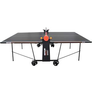 KETTLER Tavolo da ping pong Basic Outdoor pieghevole con ruote, resistente alle intemperie, in alluminio composito
