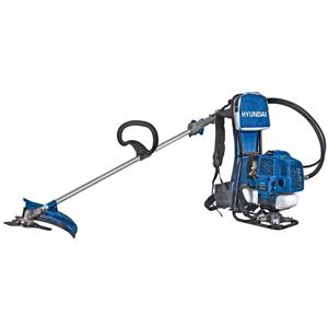 Hyundai Decespugliatore a scoppio 2 tempi 52 cm in alluminio HYUNDAI a zaino TT-BG520-2 impugnatura a P con testa in nylon 1 filo