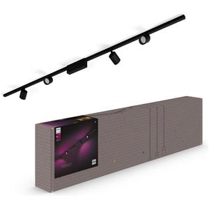 Leroy Merlin Binario Hue Perifo Soffitto x4 cilindri farett N nero LED 2040 LM