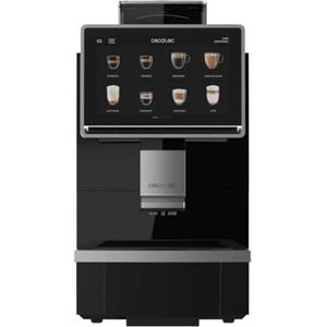 Cecotec Macchina da Caffè Superautomatica Commerciale Cremmaet Coffice. 2900W, schermo tattile, macinatura uniforme, 1 macinino, 26 bevande, serbatoio caffè in grani 1kg, serbatoio acqua 2L