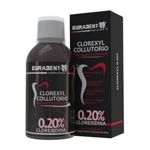 Cura Farma Colluttorio Clorexidina 0,20% - Curadent Clorexyl - Colluttorio Alla Clorexidina Ideale Per Disinfettare Cavità Orale E Prevenire Le Infezioni Dentali - Formato Da 200 ML - Originale Cura Farma