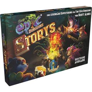 Asmodee Gamelyn Games, Tiny Epic: Dungeons - Storie, Espansione, Gioco di famiglia, Dungeon Crawler, 1-4 giocatori, Dai 12+ anni, 30+ minuti, Tedesco