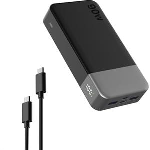 NOBIS 90W Power Bank 20000mAh con Ricarica Rapida per Laptop