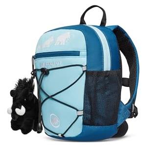 Mammut First Zip 16 | Zaino da Escursionismo per Bambini con Peluche, per Età 2-9 Anni | 16 l, Cool Blue-Deep Ice