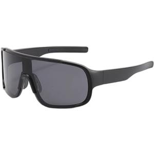 Yeaxxsqy Occhiali da ciclismo fotocromatici leggeri, occhiali da sole di sicurezza oscuranti automatici con sportivi con protezione UV (montatura nera)