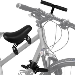 HOVCEH Seggiolino per bicicletta per bambini con manubrio, sedile anteriore per bicicletta per bambini da 2 a 5 anni (fino a 40 kg), regolabile, per tutte le mountain bike