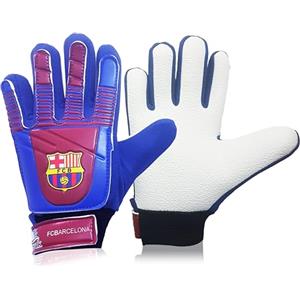 ARSUK Guanti da Portiere da Calcio per Bambini Ragazzi, Guanti da Allenamento per Portiere da Calcio con Palmo in Lattice Super Grip, L:20 cm L:10 cm Taglia: 6