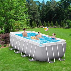 INTEX Piscina Fuori Terra Intex 26790 Prism Frame Premium Rettangolare 400x200x122cm