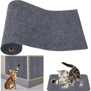 Dadabig Tappetino Tiragraffi per Gatti, 30x250cm Tappetino Tiragraffi Adesivi per Proteggere Divani, Tappeti, Mobili, da Utilizzare su Pareti, Scale, Angoli