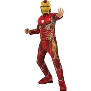 Rubie's Rubies Costume Ufficiale Avengers Endgame Iron Man, Deluxe per Bambini, Taglia S, età 3-4 Anni, Altezza 117 cm, Halloween