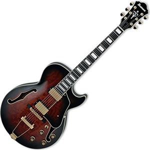 Ibanez Artcore Expressionist AG95QA-DBS Dark Brown Sunburst - Chitarra semiacustica