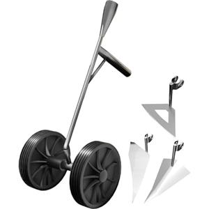 Générique Aratro Giardino - Strumento Motocoltivatore Piantagione Doppia Ruote | Binette Doppia Ruota Integra Diserbo per Uomini Marito Padre Giardiniere Agricoltore
