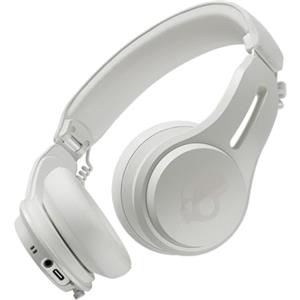 Skullcandy Icon ANC Wireless On-Ear Bluetooth Headphones, Active Noise Cancelling, Up to 60 Hours Battery, Sweat Water Resistant, Foldable and Durable, Microphone for iPhone Android - Bone