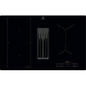 Electrolux KCC83410CK - Piano Cottura Induzione 4 Fuochi con Cappa Integrata Aspirante 80 cm Nero