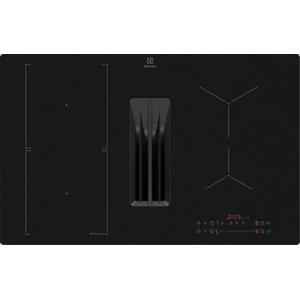 Electrolux KCC83410CT - Piano Cottura Induzione 4 Fuochi con Cappa Integrata Aspirante 80 cm Nero