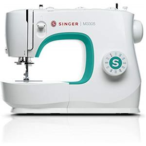 Singer M3305 - Macchina da Cucire Portatile, Semiautomatica, 23 Punti, Facile da Utilizzare, Perfetta per Principianti - Macchina da Cucire Singer di Alta Qualità