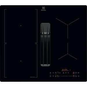 Electrolux KCC63410CB - Piano Cottura Induzione 4 Fuochi con Cappa Integrata 60 cm Nero