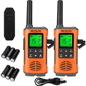 Retevis RT45P Walkie-Talkie IP67 Impermeabile, Ricaricabile Walkie Talkies