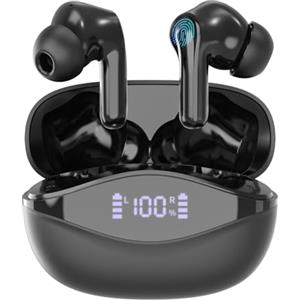 Cervanta Cuffie Bluetooth, Auricolari Bluetooth 5.3 Wireless, Auricolare USB C CVC Cancellazione Rumore, 5-7 h per tre volte Cuffiette Hi-Fi Senza Fili, Senza Filo for iOS Galaxy Xiaomi OPPO Android