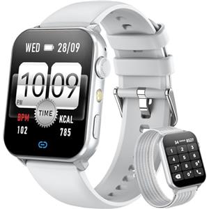 Blackview Smartwatch Uomo Donna, Effettua e Rispondi alle Chiamate,1,91'' Orologio Intelligente 100+ Modalità Sportive/Sonno/Cardiofrequenzimetro/SpO2/ Torcia per Android IOS