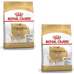 ROYAL CANIN Chihuahua Adult | Crocchette per cani | 2 x 500 g | Specifico di razza | Royal Canin | Alimento completo | Per supportare normale qualità delle feci e igiene orale | Mascelle piccole | Confezione do