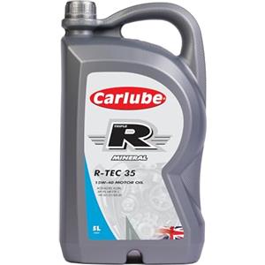 Carlube Triple R 15W-40 ACEA A3/B4, API SN Olio Motore Minerale R-TEC 35 5L