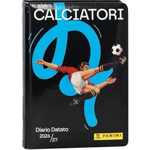 Franco Cosimo Panini PANINI - Diario Scuola Ufficiale Calciatori Panini, Diario Datato 12 Mesi, per Bambini e Ragazzi Amanti del Calcio, 352 Pagine con Figurine, Quiz e Attività, Copertina Imbottita, 13x17.8 cm