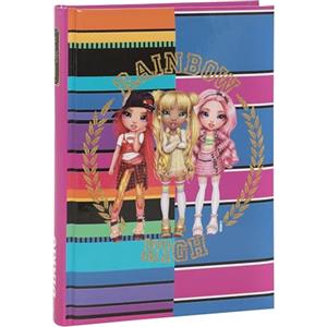 Franco Cosimo Panini RAINBOW HIGH - Diario Scuola 2024-2025 Ufficiale Rainbow High, Diario 12 Mesi Ideale per la Scuola Elementare o Media, Copertina Imbottita Plastificata, Pagine Stampate a Colori, 13 x 17,8 cm, Rosa