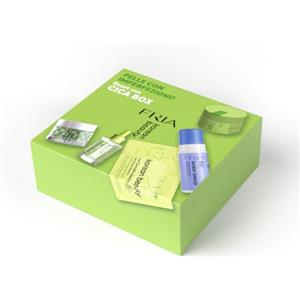Fria Korean Beauty Cica Box, Kit Skincare Viso Anti Imperfezioni con Centella Asiatica, Burro Struccante + Mousse + Maschera + Siero + Crema, Dermatologicamente Testato