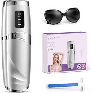 JAPORIA Epilatore IPL Luce Pulsata, con Raffreddamento Ghiacciato, 3 Livelli Energia 2 Modalità, Depilazione Definitiva per Viso Corpo Donna Uomo, per Adatto, Viso, Gambe, Braccia