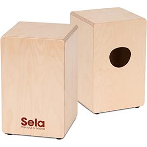 Sela SE 117 Cajon per Principianti e Giocatori Esperti con Snare System Regolabile, Corpo in Betulla di Alta Qualità