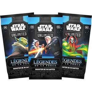 Asmodee - FFG - Star Wars: Unlimited Gioco di Carte da Collezionare - Leggende della Forza - Booster di 16 carte - per adulti e bambini, dai 12 anni, 2+ Giocatori - Versione francese