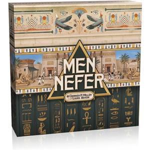 Ghenos Games Men-Nefer - Gioco di Strategia - Da 1 a 4 Giocatori - 60-120 Minuti - Edizione Italiana e Olandese