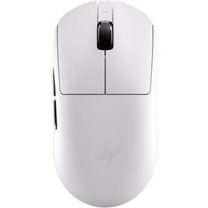 ATK Dragonfly A9 Mouse Gaming Wireless - Bianco | Ultraleggero 53 g, Sensore PAW3395 SE, 18.000 DPI, 1.000 Hz, Batteria 120 h, 3 modalità 2.4G/Bluetooth/Cablato, per PC/Mac