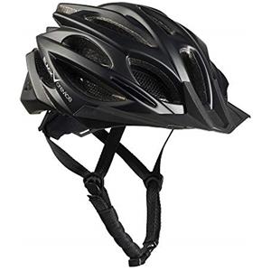 BLACK CREVICE Casco da bicicletta per adulti I Casco per MTB I Casco per bici in diversi colori I Casco uomo & donna I Casco da bici traspirante I Misura regolabile (S/M (54-58cm), Nero)