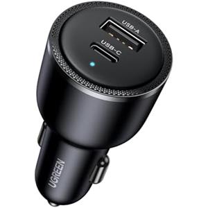 UGREEN 63W Caricatore Auto USB C PD 3.0 QC 3.0 PPS 45W Accendisigari USB