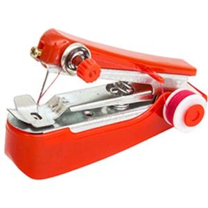 Zunetsutock Macchina da cucire portatile a mano, mini elettrica, compatta, dispositivo da cucito portatile per principianti, per trapuntatura, ricamo, vestiti, progetti fai da te, casa, viaggi, bambini