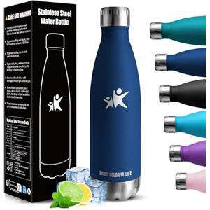 HoneyHolly Borraccia Termica, 18/8 Acciaio Inox Bottiglia Termica - 750ML - Senza BPA Borraccia Palestra, Isolato Sottovuoto, Borracce Termiche, Antigoccia, Bottiglia Acqua Termos per Scuola, Ufficio, Campeggio