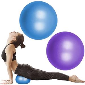 flintronic Yoga Pilates Palla, 2Pezzi 25 CM Palla Pilates Piccola, Palla Fitness, Yoga Fitness Ball, Palla da Ginnastica per Yoga, per Esercizi Addominali e Spalla Eserciz di Equilibrio