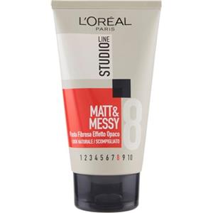 L'Oreal Paris L'Oréal Paris Studio Line Matt&Messy Pasta Fibrosa Effetto Opaco Tenuta 8 Ultra Forte - Flacone da 150ml