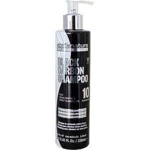 abril et nature - Shampoo Antigiallo Professionale Black Carbon - Tonalizzante Capelli Biondi Freddo - Per Capelli Grigi, Biondi e Decolorati - Carbone Attivo Esfoliante - 250 ml
